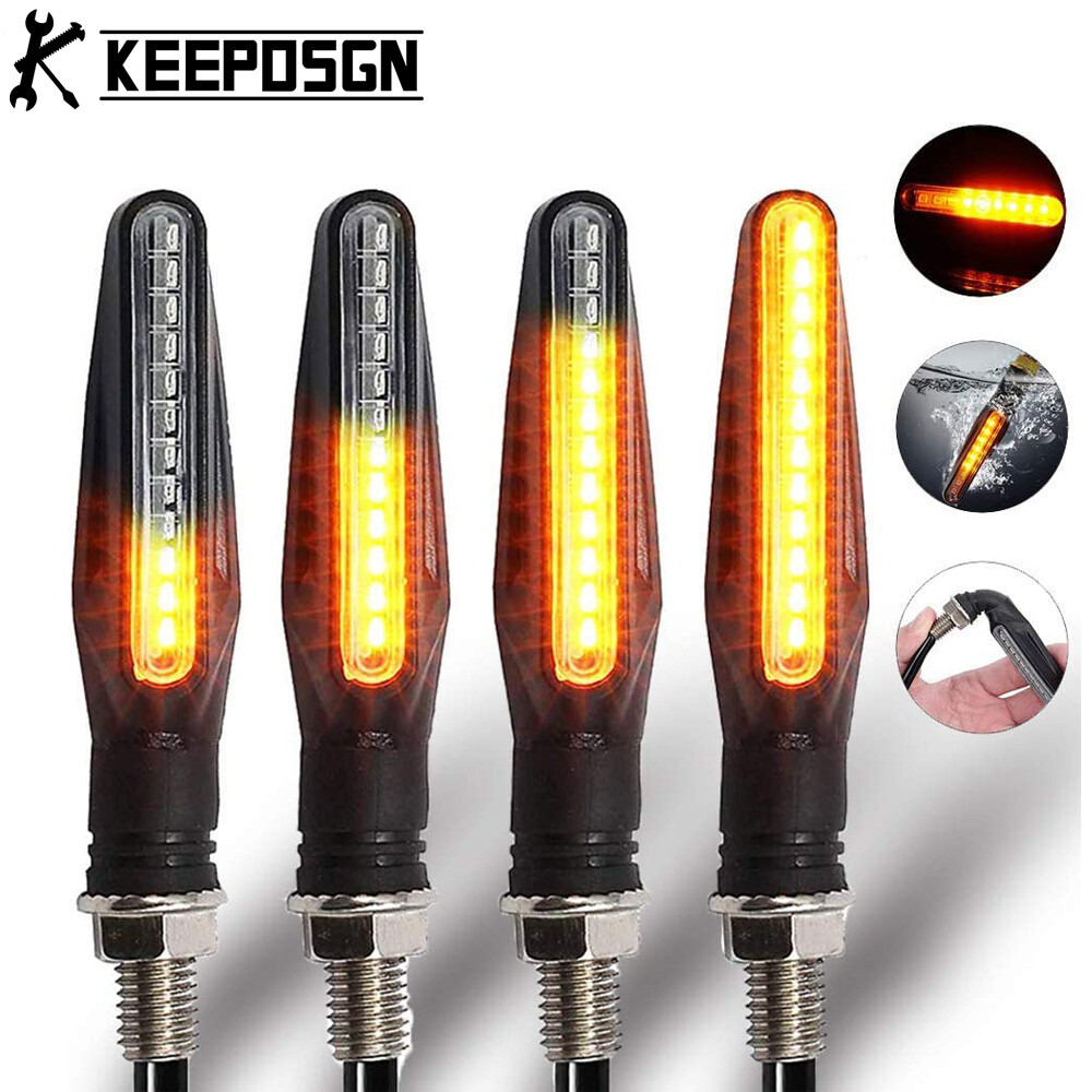 For Yamaha FZ09 MT03 MT07 R3 4xMotorcycle Indicators Flowing Turn Signal Lights
