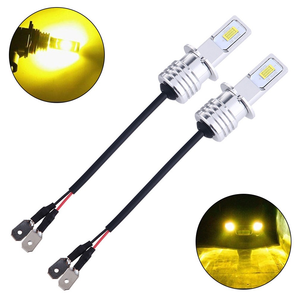Fog Light Bulb Fog Lamp Car Lights 12V-24V DC 2000LM 360 Degrees 50000H