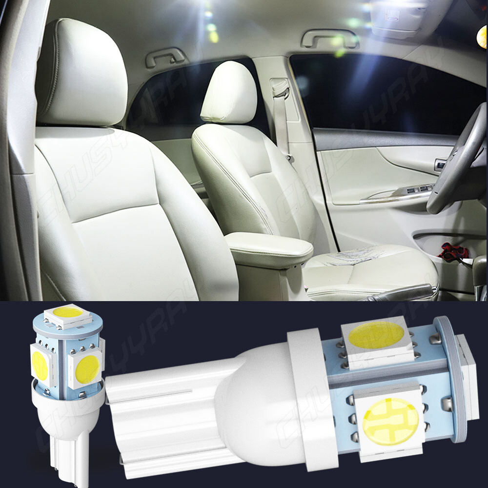4x Combo LED Headlight Bulbs Conversion Kit 9005 H11 High Low Beam Bright White