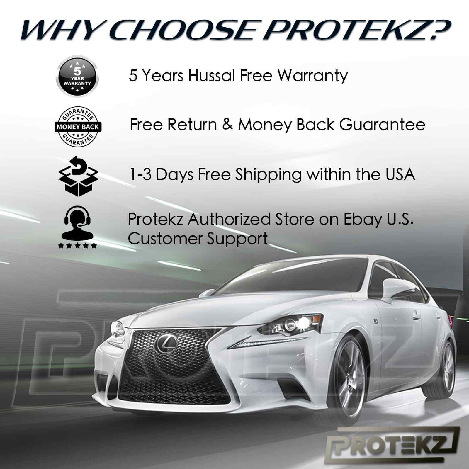 H13 LED Headlight Bulbs Pure White Bright 9008 Dual High Low Beam 6000K White