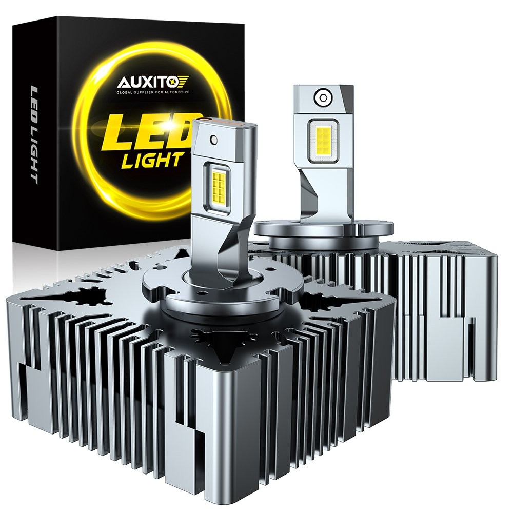 D5S LED Headlight Bulb 6000K 30000LM High/Low Beam Super Bright White 4PCS Y19