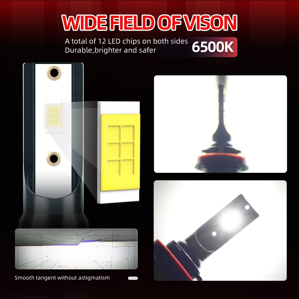 HB3 9005 High Low Beam HB4 9006 LED Headlight Bulb Comb Car Lights 12V 6500K