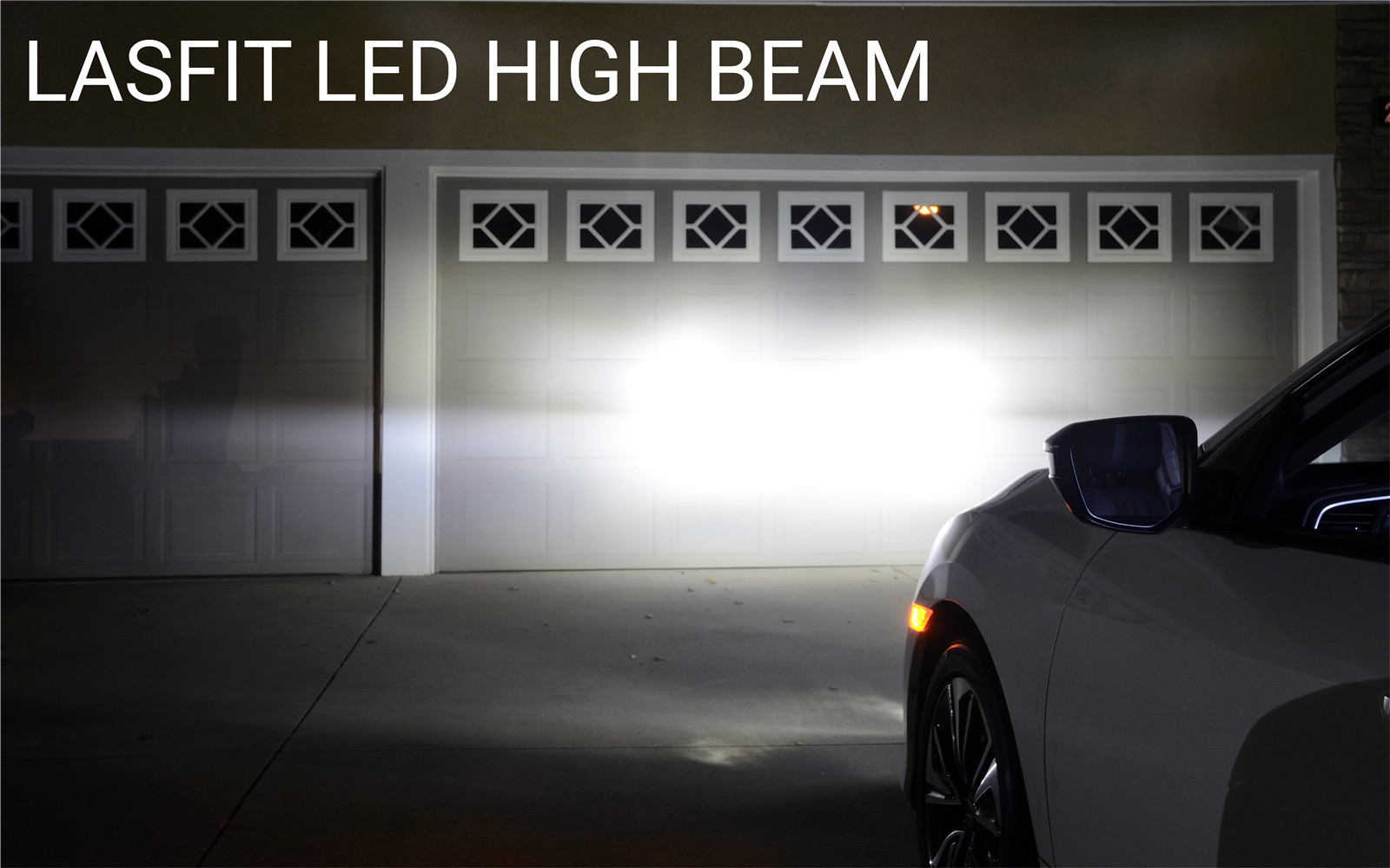 LASFIT LED Headlights Bulb 9005 H11 5202 High Low Beam Fog Lights Super Bright