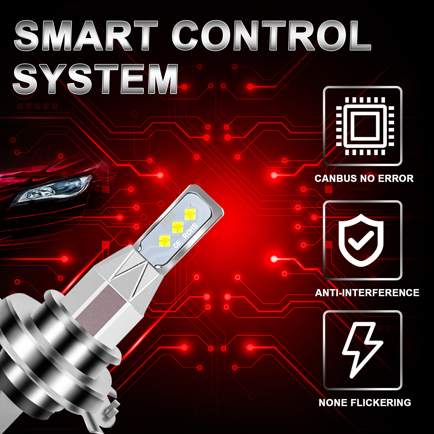2 Super Brite LED Bulbs For Massey Ferguson AGCO ACP0355690 headlight bulb USA