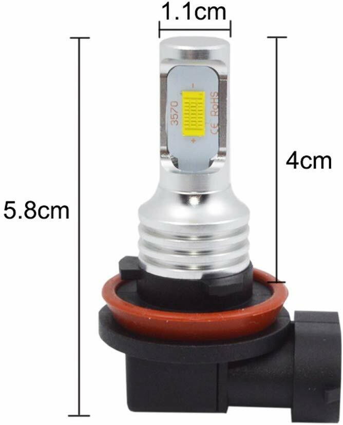 4XH9+H11 LED Headlight Kits Bulbs For Chevrolet Malibu 2008-2012 LTZ Hi/Lo Beam