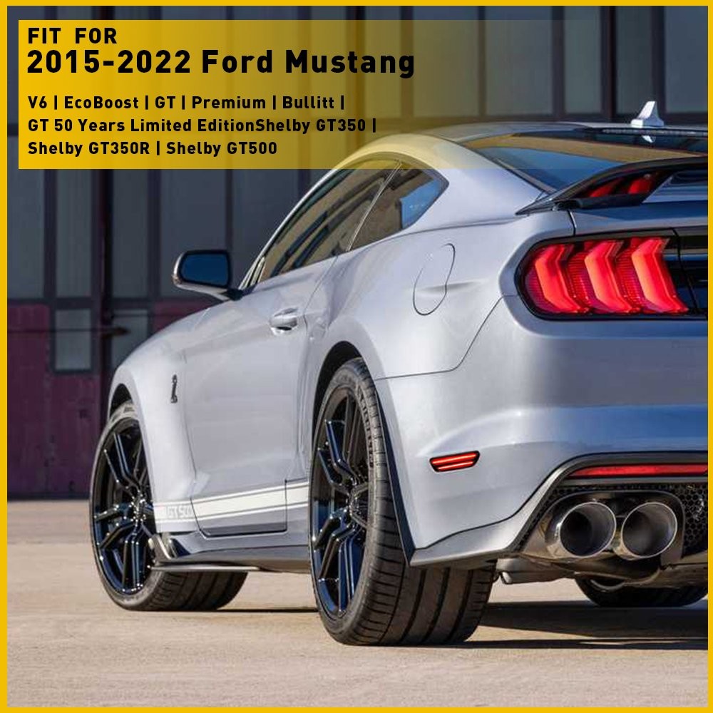 2-20 Smoke Lens LED Side Marker Signal Red Light For 2015-2022 Ford Mustang Rear