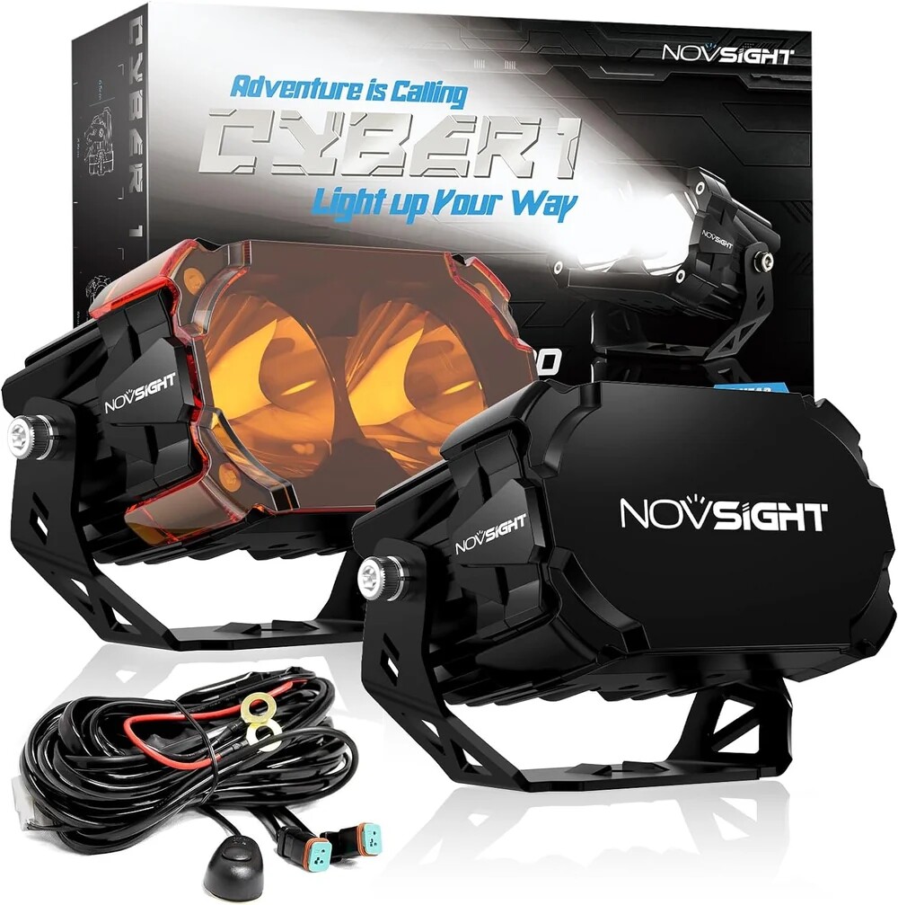 2PCS NOVSIGHT 4.5″ LED Work Lights Spot Beam Pods Driving Lamp Off Road ATV UTV