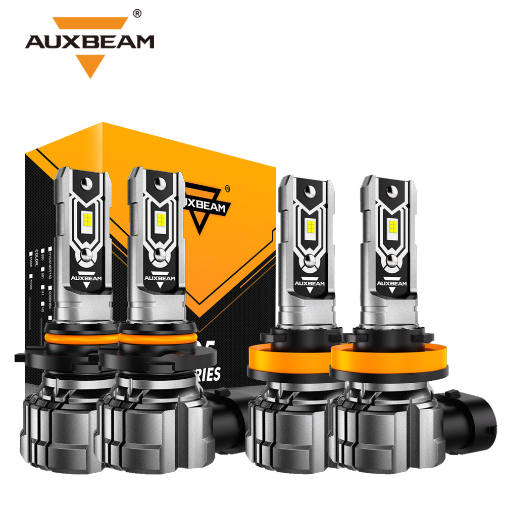 Combo H11 9005 LED Headlight Bulbs High Low Beam Light for Chevy Tahoe 2015-2019