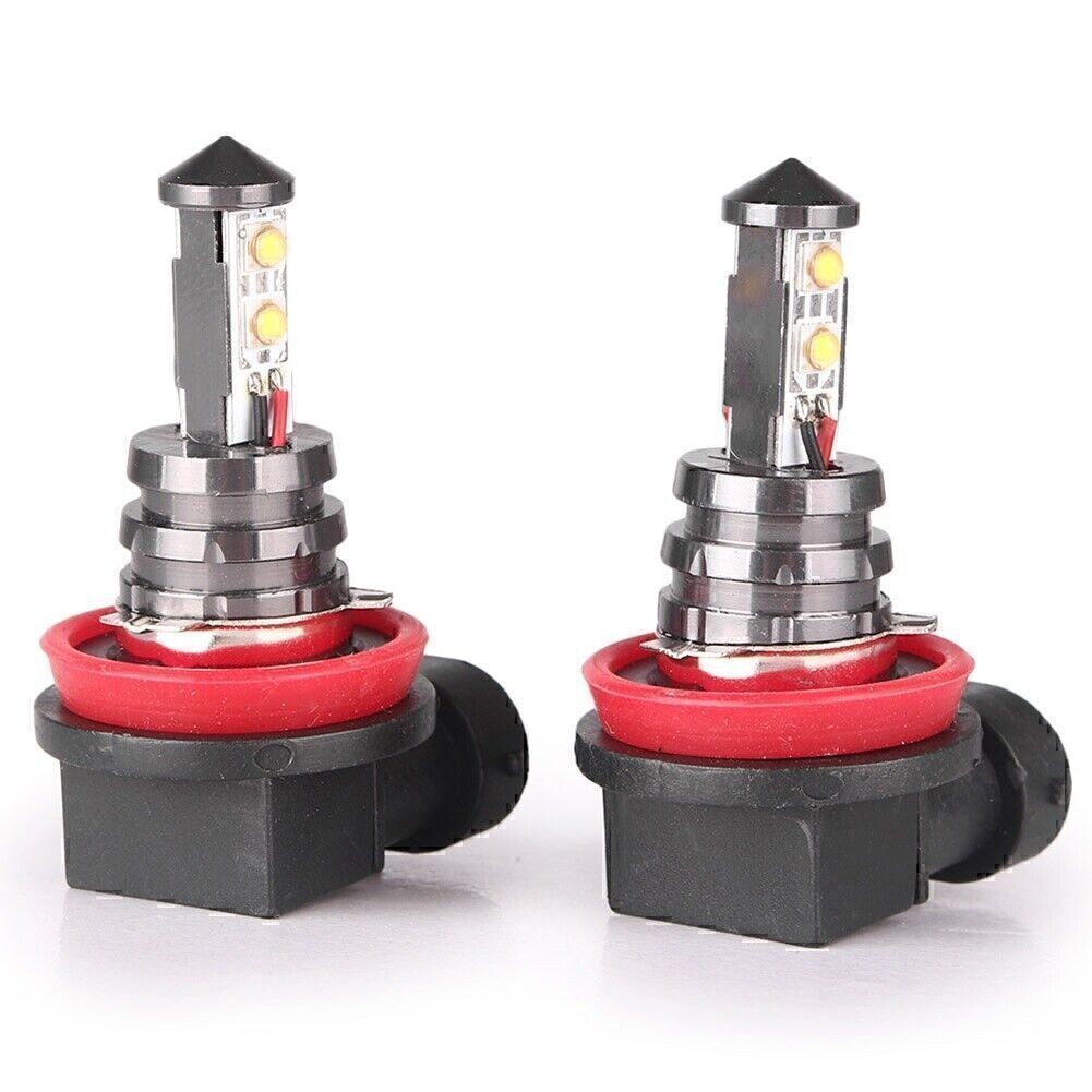 2x 20W H11 Car LED Front Fog Light Headlight White 6000k Daytime Running Light