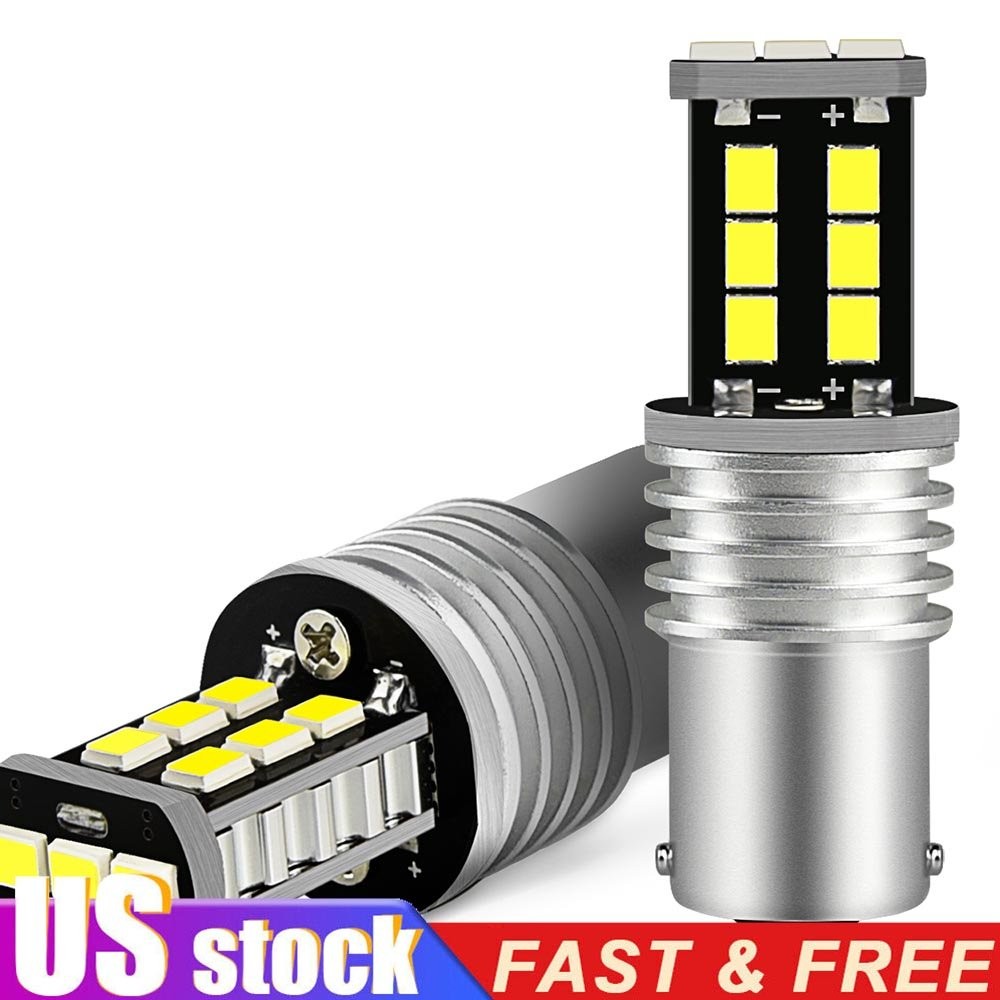 AUXITO 1156 LED Reverse Backup Light Bulbs Super Bright White 6500K 2400LM BA15s