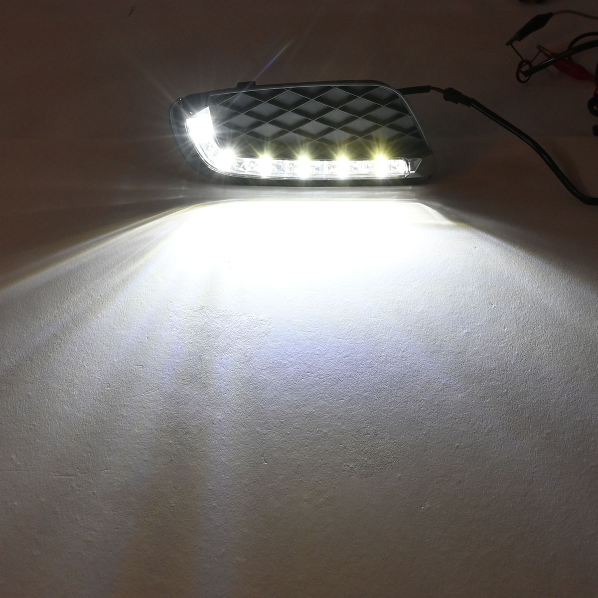 2x LED DRL Daytime Running Fog Light Lamp For Benz Smart Fortwo 2008-2011 USA