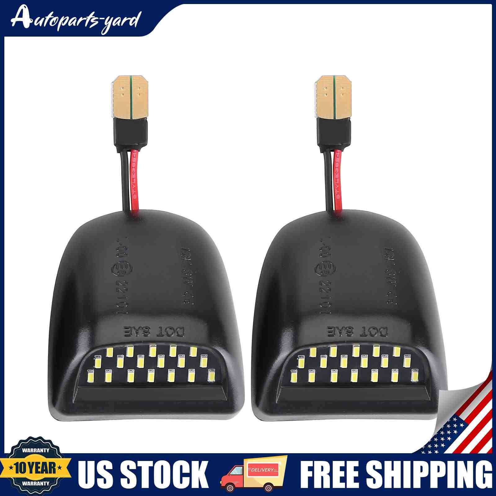 2x New Car License Plate Light Fit For Chevrolet Pickup Truck US Stock