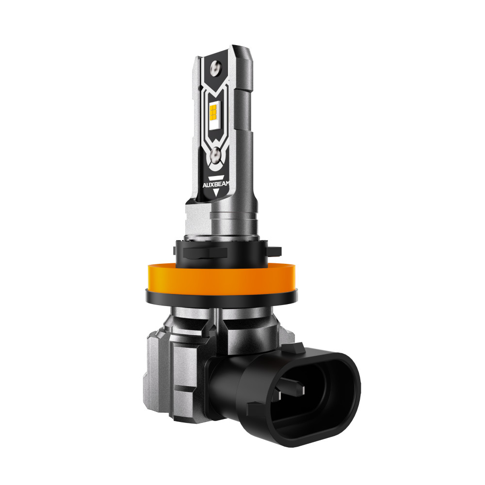 AUXBEAM H11 H8 H9 LED Headlight Bulb Low Beam 3000K Amber 6500K White Canbus 1:1