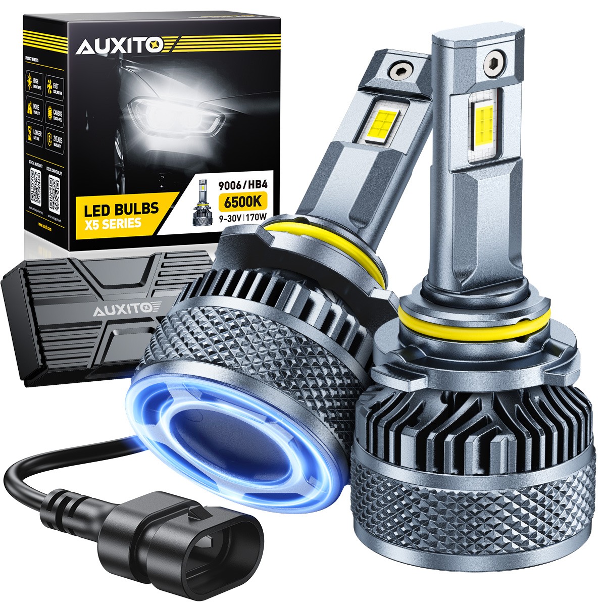 2-20X HB4 9006 Hi/Low Beam LED Headlight Bulb Super Bright White 6500K X5-Series