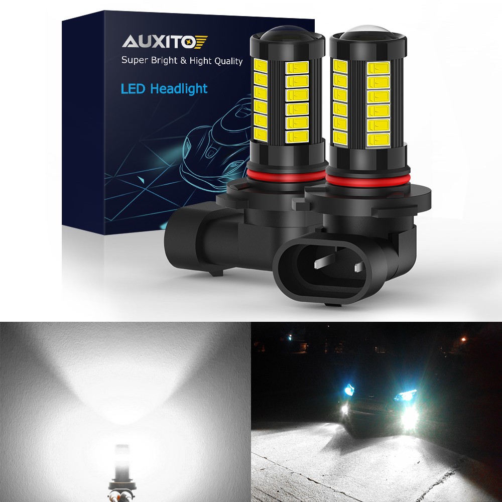 2X AUXITO HB3 9005 LED Daytime Light Running Globe Fog Car Bulbs Canbus