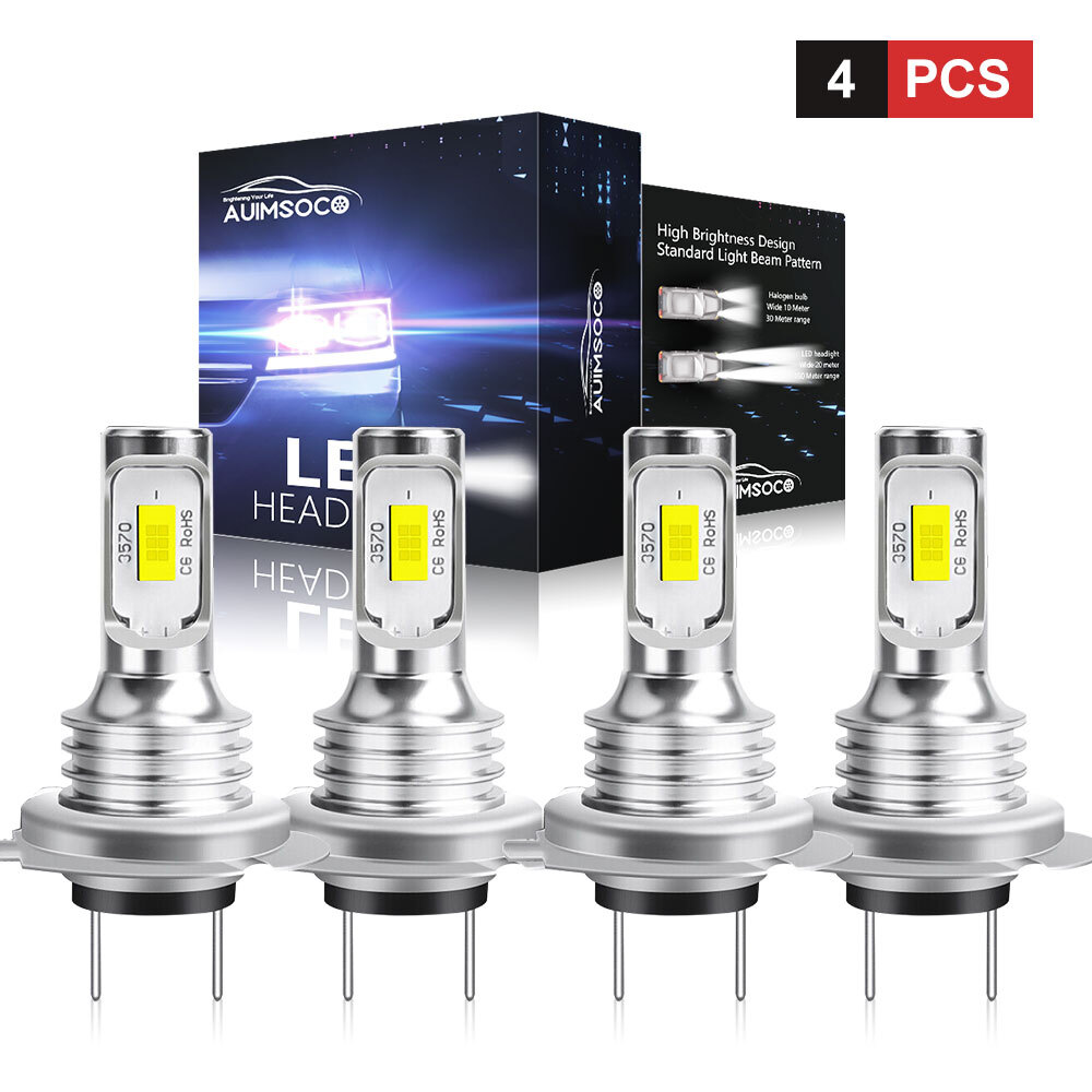 H7 LED Headlight High Low Beam Combo Bulbs For BMW X1 2012-2024 X3 2004-2014