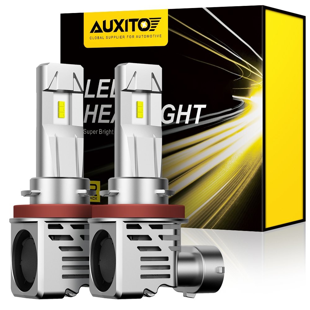 AUXITO 9005 H11 LED Combo Headlight Bulb High Low Beam 6500K Bright White M3 EXC